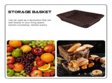 Plastic Storage Basket for Kitchen and Coffee Organization, Multi-Purpose Produce Container, 1 Set V1370-AZ4-11567