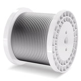 Carbon Steel Cable 6.35 mm 7 x 19 Steel Wire Rope 76.2 m Cable Railing V952-DXGSSDXQT14I95RCZV0