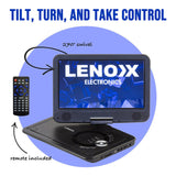 10.1" Portable DVD Player w/ 270-Degrees Swivel-Screen & Rechargeable V196-PDVD1000