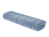 DreamZ Quilt Doona Comforter Blanket Blue King QU1005-K-BL