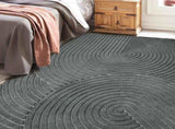 Marlow Floor Rug Soft Polyester Carpet Non Slip Plush Shaggy Rugs Geometric FR2042-200X290_NZ