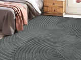 Marlow Floor Rug Soft Polyester Carpet Non Slip Plush Shaggy Rugs Geometric FR2042-200X290