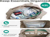 Tennis Bag - Tennis Backpack - 42L with Shoe Compartment - Sports Bag - Waterproof Racket Bag V1188-ZXY-10071