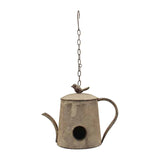 Hanging ' Antique Watering Can' Birdhouse 26cm V637-19707BRD