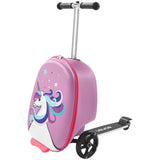 VEVOR Ride-on Luggage 20-inch Kids Scooter Suitcase with Flash Wheels Purple V952-FDDQXXLXHBK2ZFUMR001V0