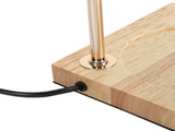 Candle Warmer Lamp Dimmable Decorative Electric Candle Warmer Lamp with Oak Base for Bedroom Living V1294-YM0901-3119240050212