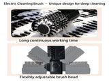 Adjustable-Angle 3-Speed Electric Grill Brush, Type-C, Stainless Steel Angled head,high-speed SS V1107-114-95675
