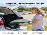 Carport Replacement Canopy, 6 x 3 m Potable Garage Tent Top Tarp, UV-Resistant & Waterproof Car V952-CKPB10X20FTMSHGRL001V0