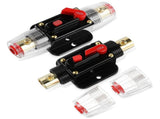 Two sets of manual reset car speaker fuse holder 150A overload for inverter and audio system V1366-AZ2-W-13423
