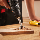 VEVOR Forstner Bit Set, 16 Pcs Forstner Drill Bits Set, 1/4" to 1-5/8", Carbon Steel, with Universal V952-HJMGPYZCSJT162UVBV0