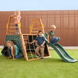 Lifespan Kids Cooper Climbing Frame with 1.8m Green Slide V420-LKSL-COOPER-GRN