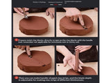 Pottery Handle Making Tool Sculpture Scraper Pottery Carving Tool Pottery Cup Handle Shape Tool for V1192-AZ-W-3189