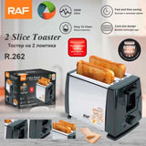 2-Slice Toaster, Perfectly Toasted Bread, sandwich maker, best toasties V612-TOAST_SILVER