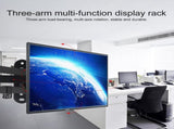 Universal Rotatable Retractable Monitor Wall Mount - 14-27 Inch PRL-6213TS
