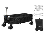 Lambu Folding Wagon Trolley Cart UM1260-BK