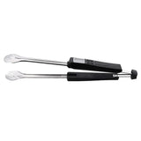 2-in-1 BBQ Grill Tongs with Built-In Digital Thermometer Probe for Meat Temperature Checks While V1189-LC-HW-00608