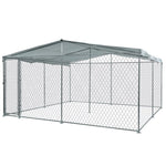 NEATAPET 3x3m Dog Enclosure Pet Playpen Outdoor Wire Cage Puppy Fence with Cover Shade V219-PETDGENTPA338-38S