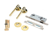 Mechanical Door Lock with Handle Set Modern Interior Bedroom Door AntiTheft Lock Kit V1294-YM0901-3114210070611