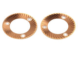 2PCS Coffee Grinder Flat Burr 64mm Titanium Plated Multi Purpose Flat Burr for DF64 DF64P DF64E V1294-YM0901-3113240179911