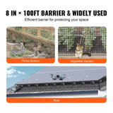 VEVOR 8in x 100ft Solar Panel Bird Guard Critter Guard Roll Kit 50pcs Tire Wires V952-TYNDCBBHWTZ8UKA3EV0