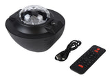 Star Projector Light 3 Colors Brightness Modes Music Adjustable Bluetooth Speaker LED Star V1294-YM0703-3119230040411