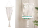Cat Hanging Swing Hammocks Chair Cotton Rope Weaving Cat Bed Indoor Outdoor Garden Yard Decoration V1294-YM0901-3117200098311