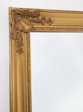 French Provincial Ornate Mirror - COUNTRY GOLD - X Large 100cm x 190cm V292-MIRR-FRN005