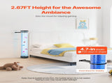 Bubble Tube Lamp 16 Color 80 cm Sensory Aquarium Lamp for Relief Calming V952-LDSQPDLS32YCAW2BD001V9