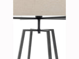 Modern Dimmable Floor Lamp Table Desk Lamp w/ Linen Shade Scandi - Matte Black V563-75181_75182