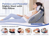 Adjustable Wedge Pillow Headboard Set for Sleeping & After Surgery, Ergonomic Reading Pillow for V1107-109-84056