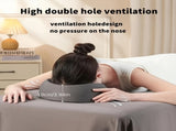 BLUE Soft O-shaped/U-shaped Face Pillow for Beauty Salons/Spa Massage, Ergonomic Face Pillow, V1102-OXZT003