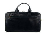 Pierre Cardin Mens Italian Leather 15" Laptop Computer Bag - Black V563-PC3620-BLACK