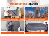 Moving Blankets, 72" x 54", 21 lbs/dz Weight, 24 Packs, Professional Recycled Cotton Packing V952-DCBYT72X54INIXGUYV0