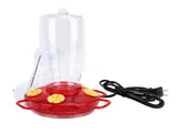 Heated Hummingbird Feeder for Outdoor Hanging Hummingbird Feeder with Suction Cup for Window Garden V1294-YM0901-3111240312011