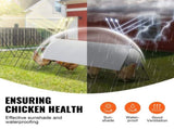 Chicken Tunnels, 300 x 71 x 61.5cm Chicken Tunnels for Yard, Portable Chicken Tunnels for V952-YJSDZXK00000V3S9IV0