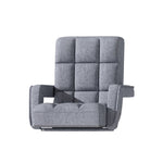 Artiss Floor Lounge Sofa Bed Swivel Grey FLOOR-0163-GY