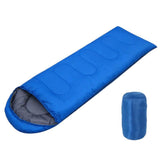 210 x 75cm Blue Portable Envelope Camping Sleeping Bag 1.3kg Thickened Warm Sleeping Bag with Carry V888-ELOSUNG52295