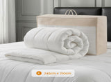 Giselle Bedding Wool Quilt 800GSM Extra Thick King Winter Doona Baffle Box Construction 100% Wool QUILT-WOOL-800-K