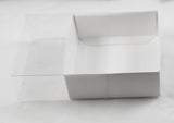100 Pack of 8cm Square Wedding Invitation Coaster Favor Function product Presentation Cookie Biscuit V382-100INVBOXWH8X8X2