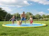 Pawz Splash Pad Kids Pet Sprinkler Water Play Mat 240cm PT1342-AU
