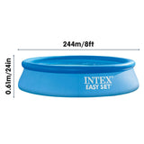 Intex 28108AU Easy Set Above Ground Swimming Pool 2.44m x 61cm A28108