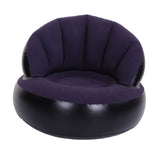 Flocked Air Sofa Widened Thickened PVC Ergonomic Inflatable Camping Chair with Backrest for Indoor V1294-YM0901-3116260001811