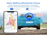 4G GPS Tracker for Car/Moto/Luggage - Waterproof, Real-time Tracking 30 Days Battery Life, Remote V201-W13485932