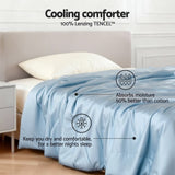 Giselle Tencel Quilt 200GSM Summer Quilts Comforter Doona Light Weight Soft Throw Blanket Single QUIILT-TC-200-S