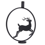 Deer Candle Holder Black European Style Tealight Holder Wall Decoration for Wedding Party V1294-YM0715-3115210264911
