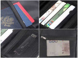 Document Organizer Storage Bag with Combination Lock Travel Folder Documents Passport Holder V1189-WXF-260203-00403