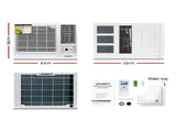 Devanti Window Air Conditioner 1.7kW WAC-05C-WH