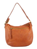Pierre Cardin Woven Leather Ladies Crossbody Messenger Bag Travel - Cognac V563-PC-3306-COGNAC