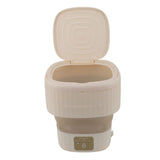 Portable Washing Machine 9L 10W Foldable Bucket Washer Low Noise Mini Washer 100240V for Underwear V1294-YM0901-3113230354511