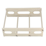 Vinyl Record Drying Rack ABS Plastic Large Capacity Record Storage Holder Sawtooth Design V1366-AZ2-W-18557